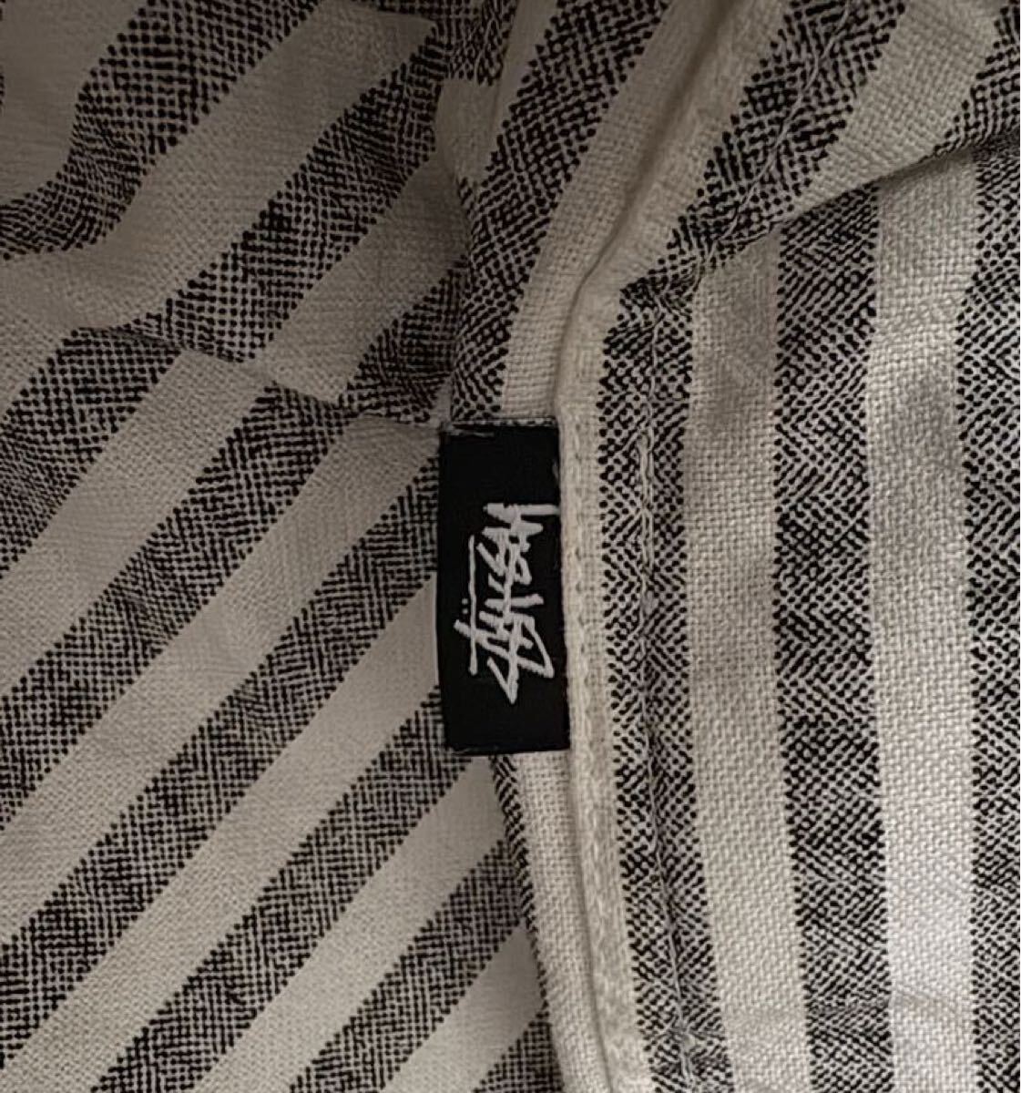 Stussy Marilyn Monroe S/S Shirts Grey L ステューシー マリリン?モンロー 半袖シャツ ボタン ダウン ストライプ 