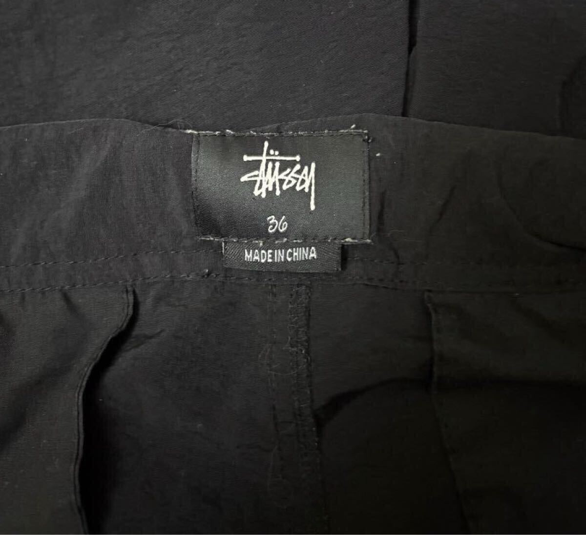 【00s】Stussy Outdoor Nylon Shorts black ステューシー ナイロン ショートパンツ ショーツ ハーフパンツ カーゴ ヴィンテージ 36 黒