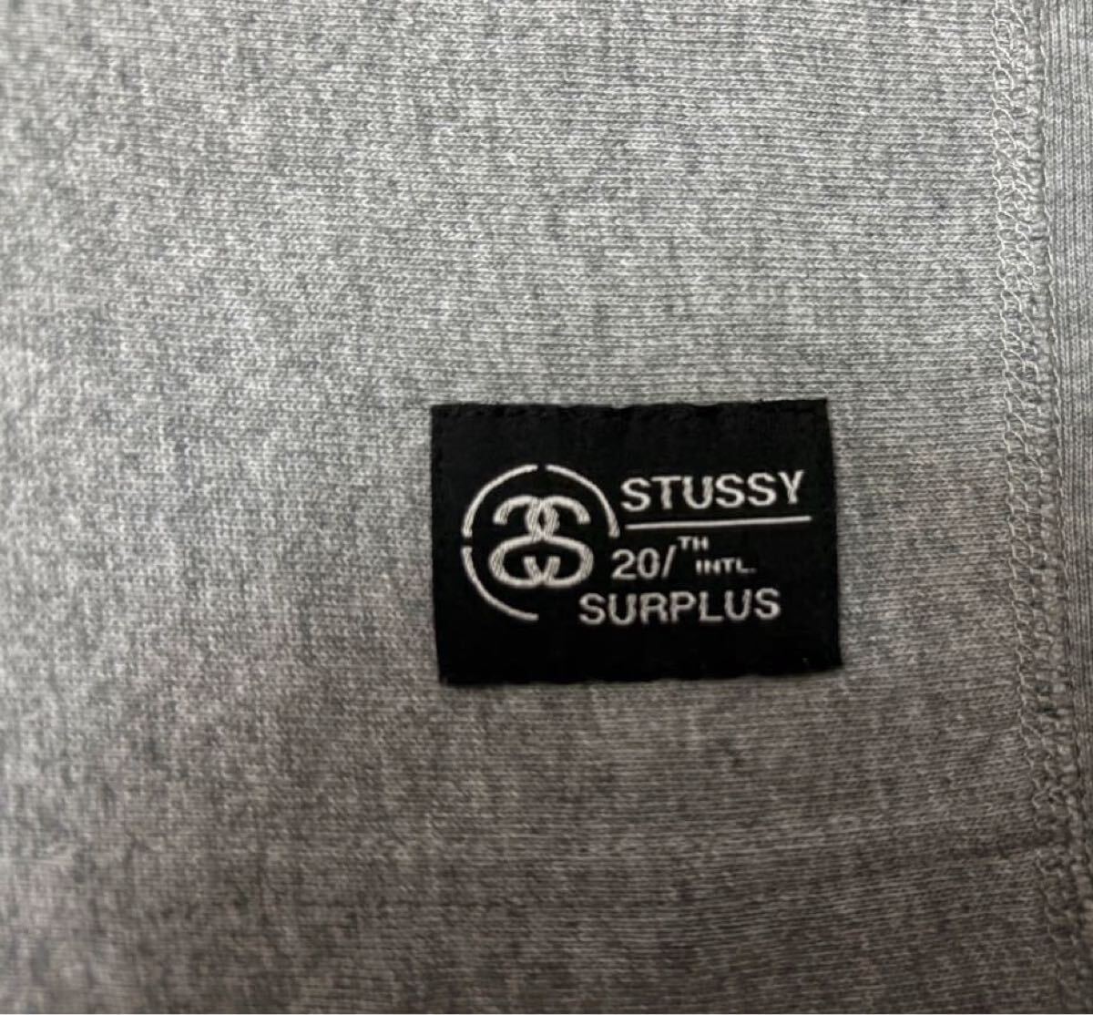 【00s?レア】Stussy x Champion Reverse Weave S/S Tee ステューシー リバースウィーブ 半袖 スウェット Tシャツ 20周年 M グレー