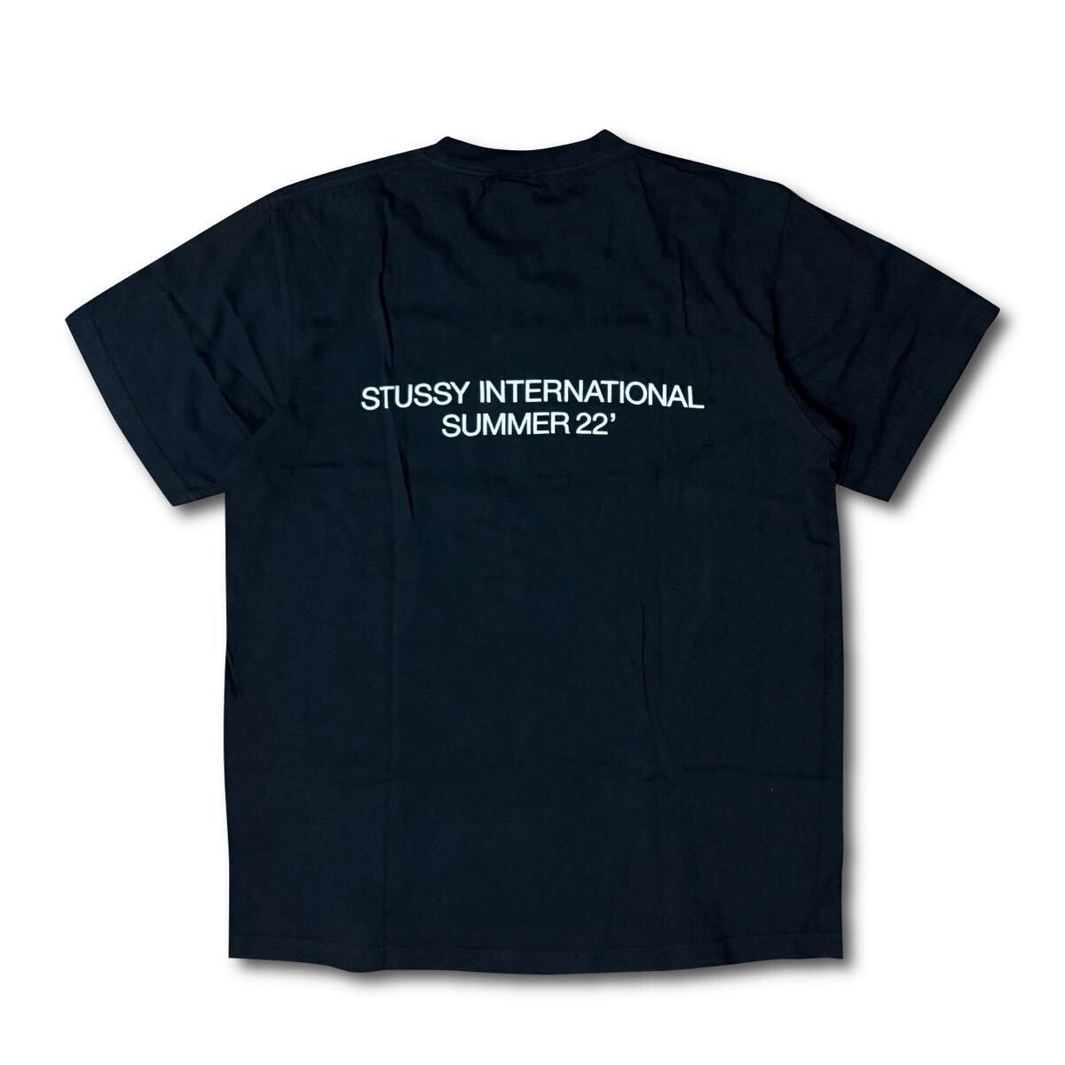 Stussy Pigment Dyed S/S Tee M Black Made in USA ステューシー 半袖 Tシャツ ブラック カットソー ピグメント加工 アメリカ制
