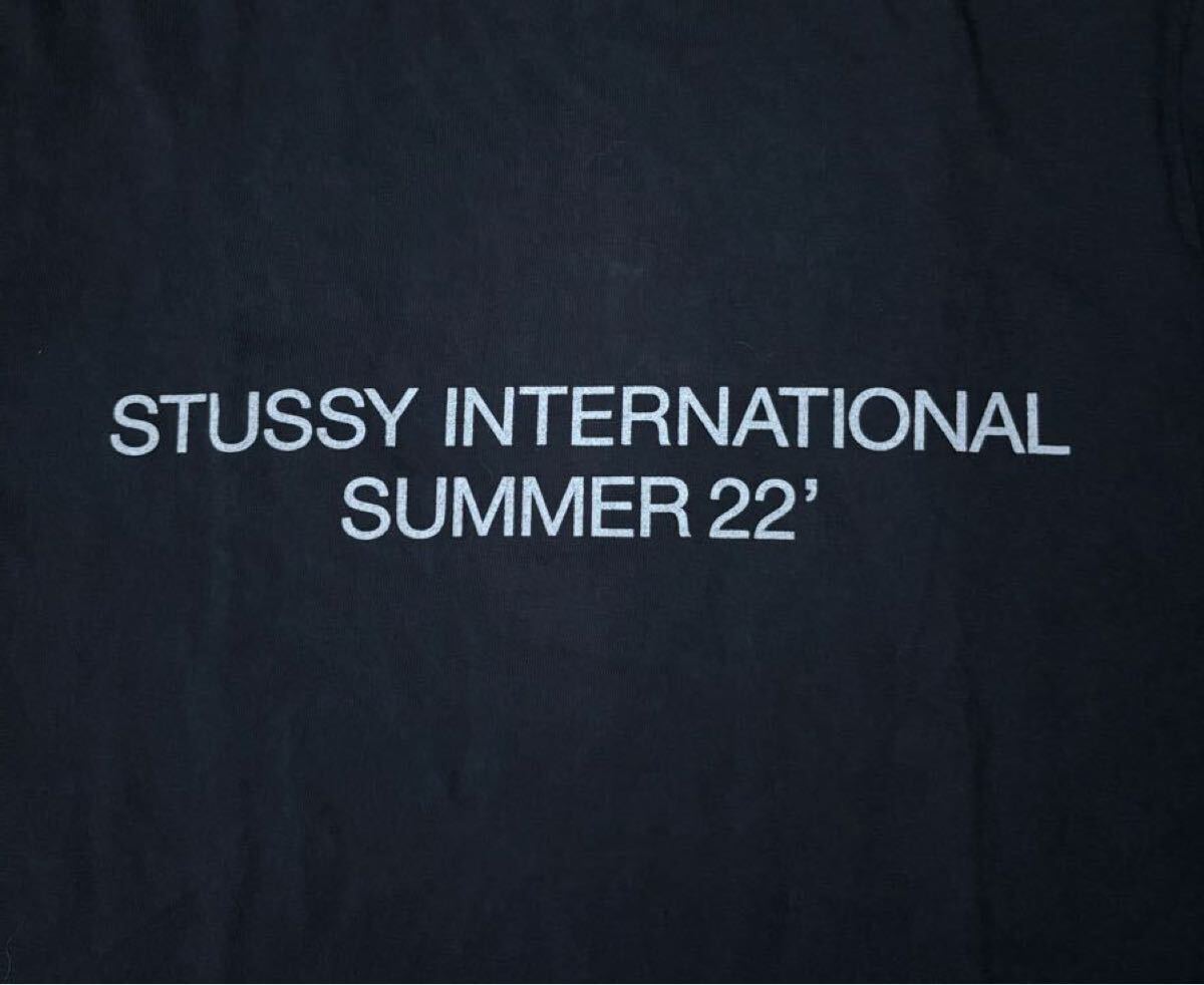 Stussy Pigment Dyed S/S Tee M Black Made in USA ステューシー 半袖 Tシャツ ブラック カットソー ピグメント加工 アメリカ制