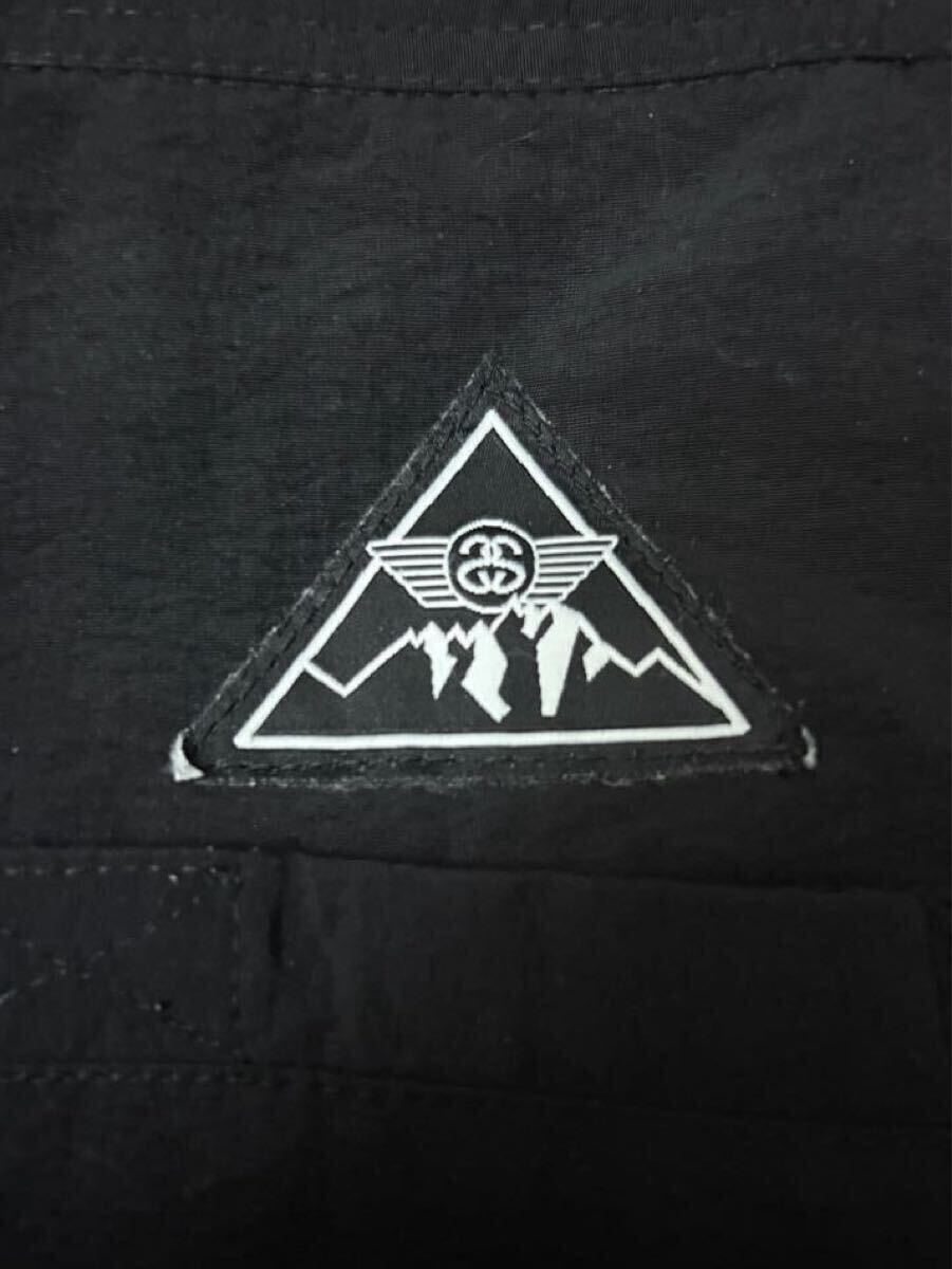 【00s】Stussy Outdoor Nylon Shorts black ステューシー ナイロン ショートパンツ ショーツ ハーフパンツ カーゴ ヴィンテージ 36 黒