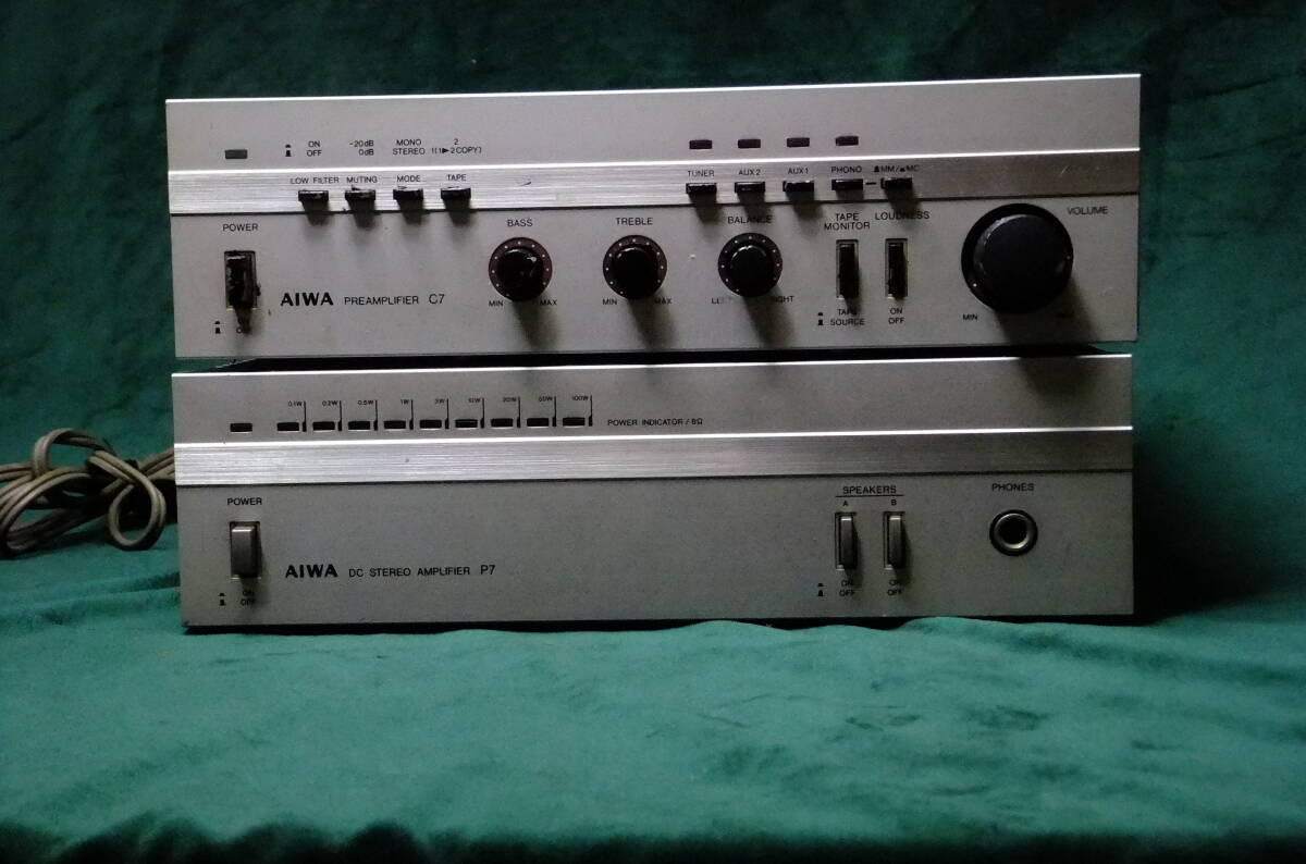 AIWA Aiwa S-C7( предусилитель )+S-P7( усилитель мощности )