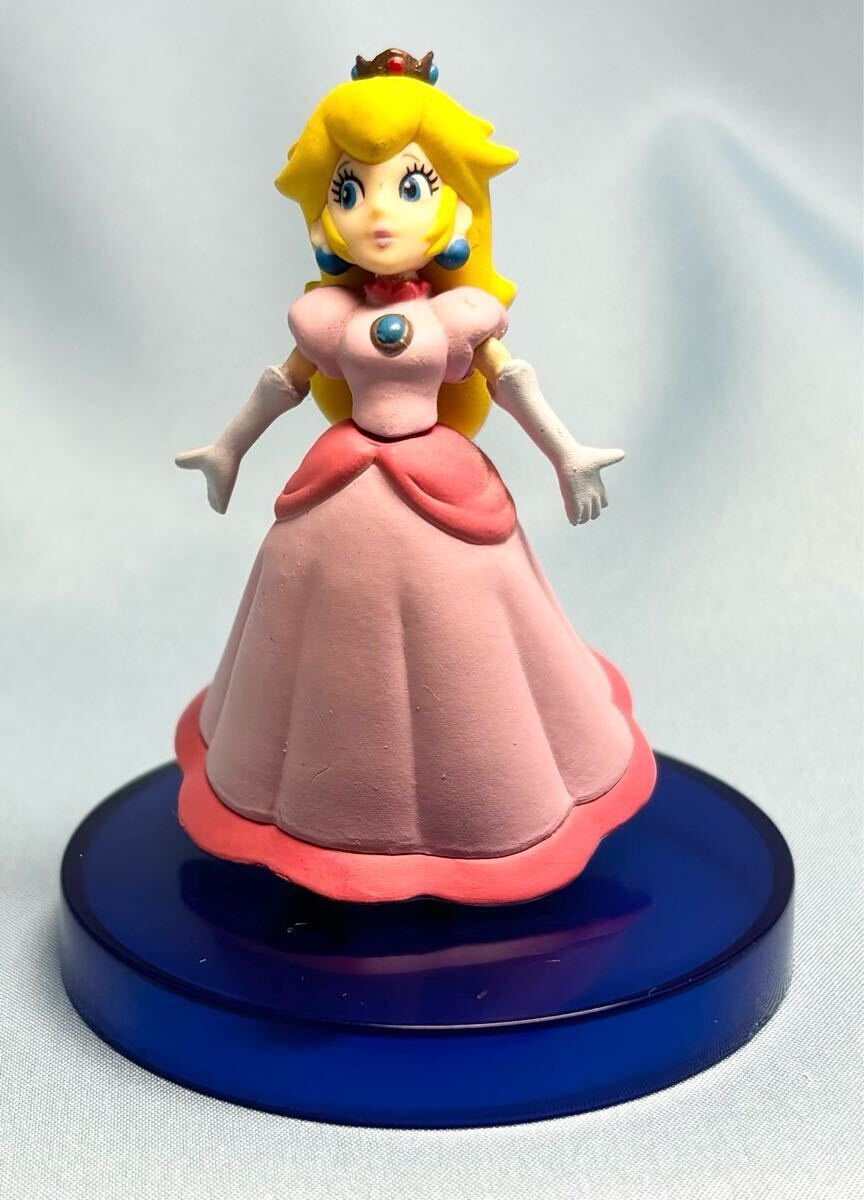 マリオ ギャラクシー ピーチ フィギュア 任天堂 レア ☆ユージン 2007 任天堂 デスクトップマスコット フィギュア