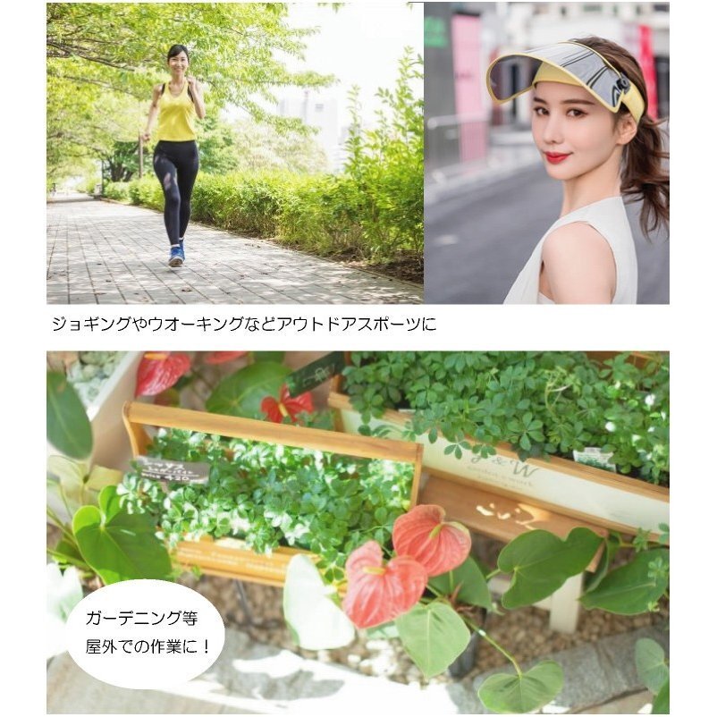 サンバイザー 晴雨兼用 レディース 人気 新春セール 新作 プレゼント 2025 サマーセール 春夏 キャップ UVカット (ネイビー)