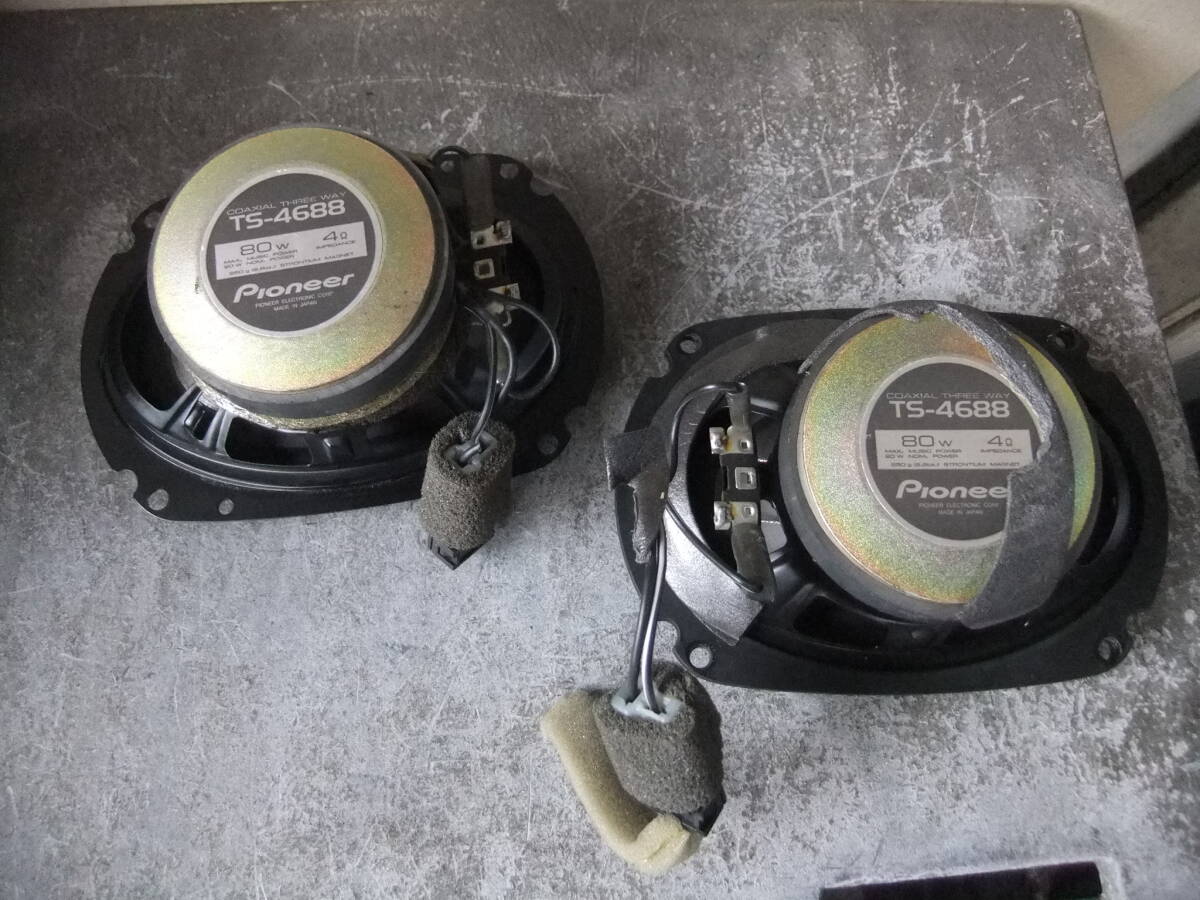  Pioneer Carrozzeria. иен динамик TS-4688 б/у товар работа OK Max 80W 4Ω