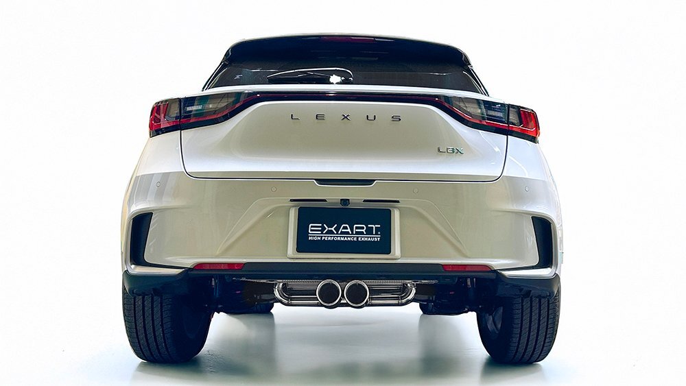 EXART ONE muffler titanium tail Lexus LBX 6AA-MAYH10 M15A-FXE обычный бампер для EA02-LX118-LT