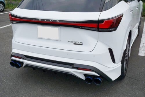 EXART ONE muffler нержавеющая сталь tail спорт звук Lexus RX350 5BA-TALA15 T24A-FTS TRD задний диффузор оборудованный автомобиль EA02-LX111-RS