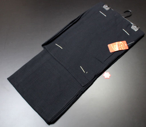 新品　送料無料 男物　男性用　濃紺　浴衣プレタ　Mサイズ 綿１００％