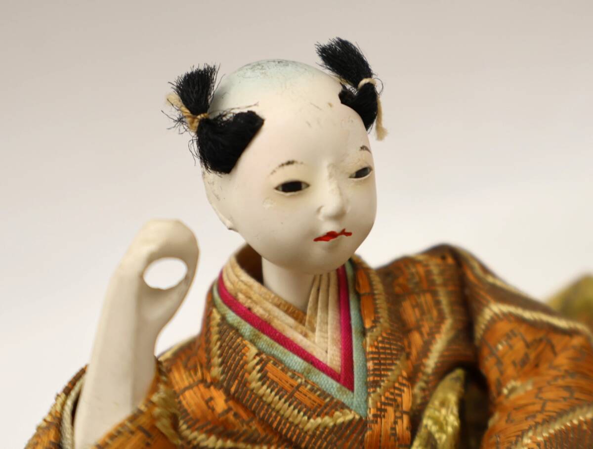 ★中1232 古い ひな人形 雛人形 五人囃子 共箱あり おひな様 お雛様 ひな飾り 雛飾り 節(jié)句飾り 節(jié)句人形 桃の節(jié)句 時代物 32506112