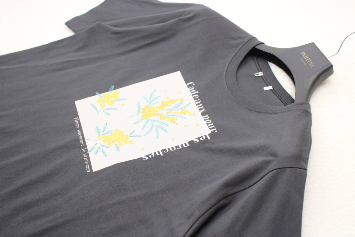 5-1151 新品 ミモザプリントＴシャツ