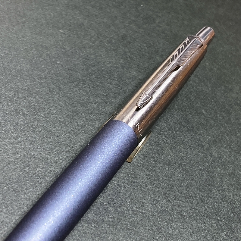 送料無料☆美品☆PARKER ジョッター マットグレイCT ノック式ボールペン/パーカー JOTTER BP ステーショナリー★4Pen