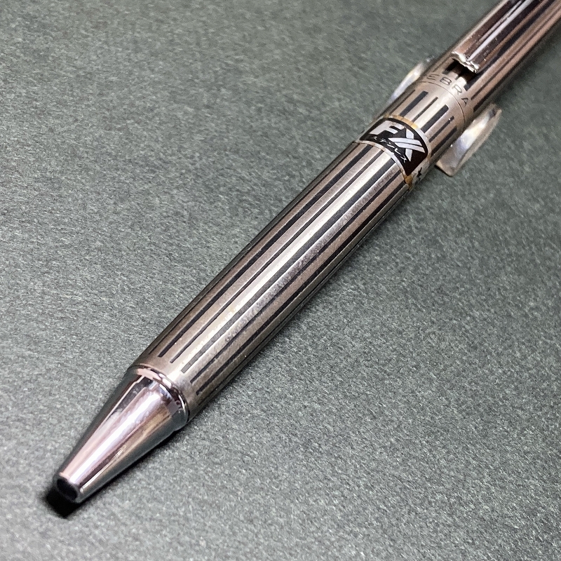 送料無料 USED 廃盤 ZEBRA FX 縦縞 蝕刻 ステンレス 単色