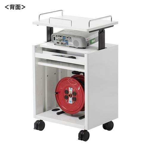 プロジェクター臺 必要な機(jī)器をコンパクトに収納、上下昇降可能 PR-16 サンワサプライ 送料無料 新品