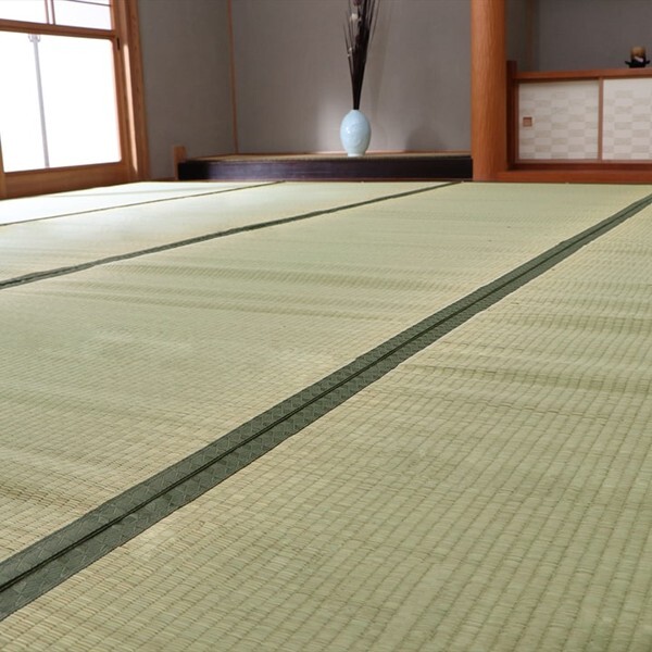 江戸間6畳 261×352cm 草津 い草 ござ 国産 日本製 上敷き 和室 敷物 カーペット 夏 抗菌防臭 調湿 消臭 新生活 ID002 送料無料 新品 カーペット一般