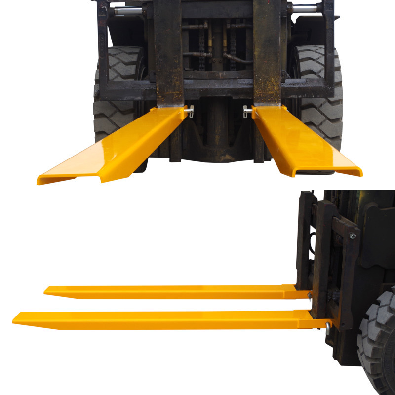サヤフォーク フォークリフト 爪 オープンボトム 長2100mm 内幅120mm フォークリフト延長用長爪 FEX-21 | フォークリフト アタッチメント_画像6