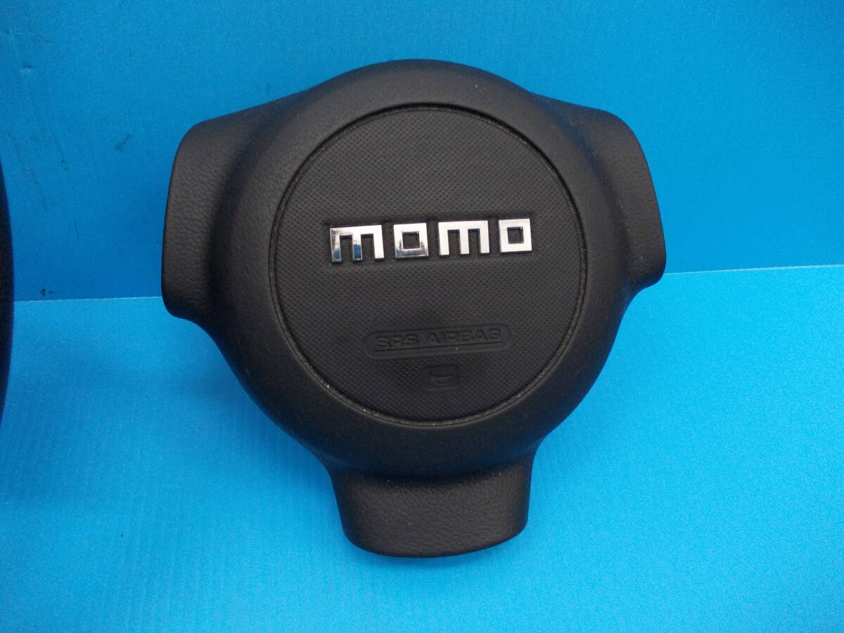 ■中古■LA100S/LA110S　ムーブ?カスタム　ダイハツ純正　MOMO/モモ　レザーハンドル/ステアリングホール　