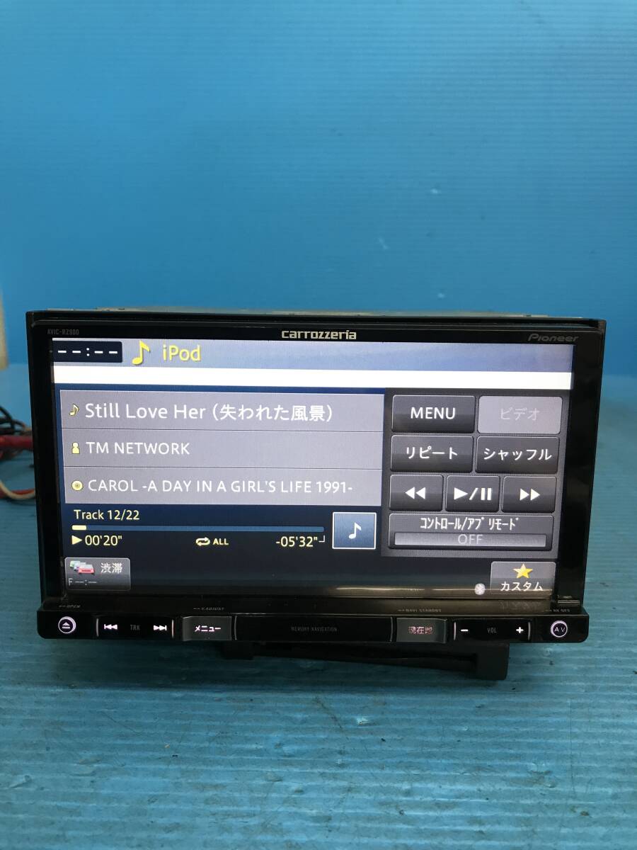 рабочее состояние подтверждено # наша компания с гарантией # Carozzeria Memory Navi AVIC-RZ900 карта 2018 год Full seg /DVD/CD/ipod/USB/SD карта /Bluetooth