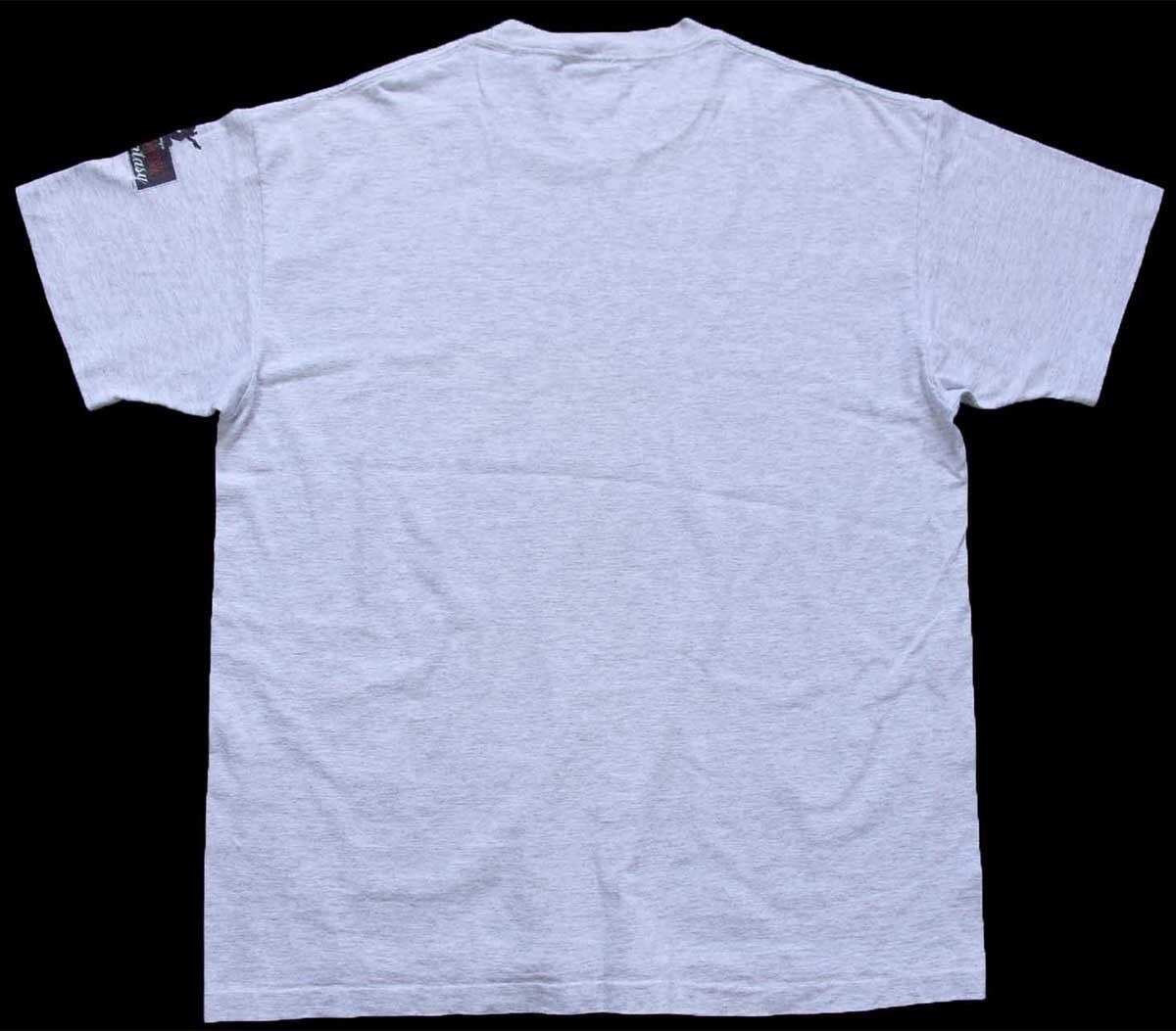 ★90s USA製 DISNEYディズニー SYMPHONIC Fantasy ミッキー マウス コットンTシャツ 杢ライトグレー XL★ビンテージ キャラ ドナルド 音符_画像3