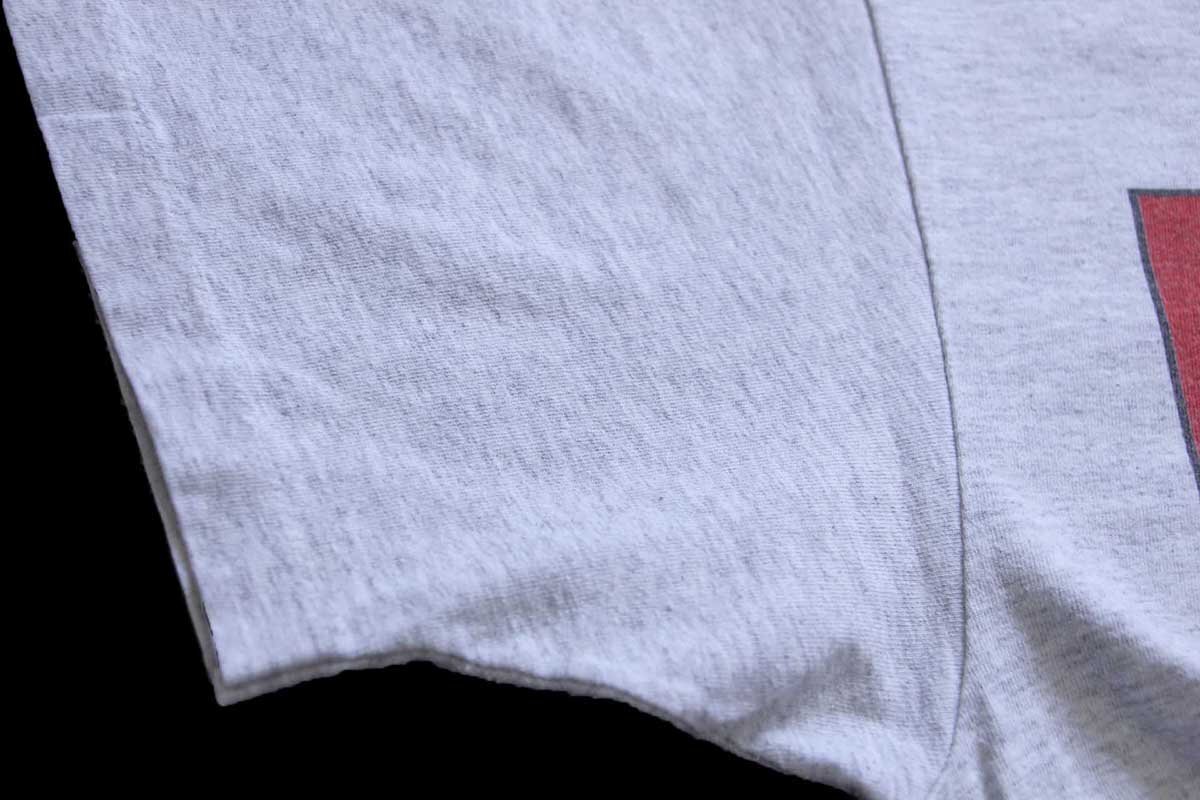 ★90s USA製 DISNEYディズニー SYMPHONIC Fantasy ミッキー マウス コットンTシャツ 杢ライトグレー XL★ビンテージ キャラ ドナルド 音符_画像6