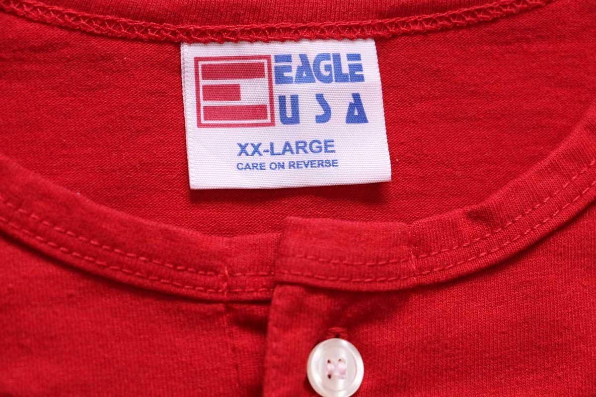 *90s USA производства CHED'S BAR & GRILL 17 number кольцо застежка с планкой футболка . красный XXL* очень большой Old Vintage ресторан большой размер 