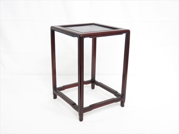 ◆◇花臺(tái) 飾臺(tái) 唐木 四足 計(jì)2點(diǎn) 高さ(約)29.5?45.5cm◇◆