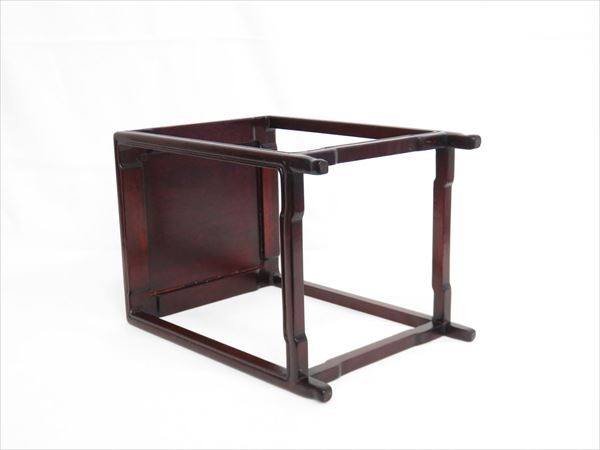 ◆◇花臺(tái) 飾臺(tái) 唐木 四足 計(jì)2點(diǎn) 高さ(約)29.5?45.5cm◇◆