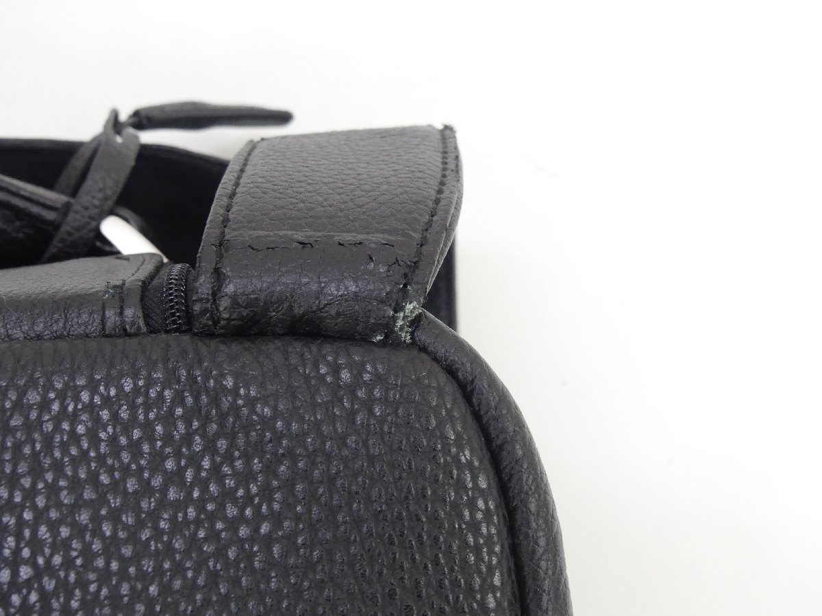 1円スタート Brooks Brothers スーツケース キャリーバッグ ブラック レザー ２段階調(diào)節(jié) B＋＋