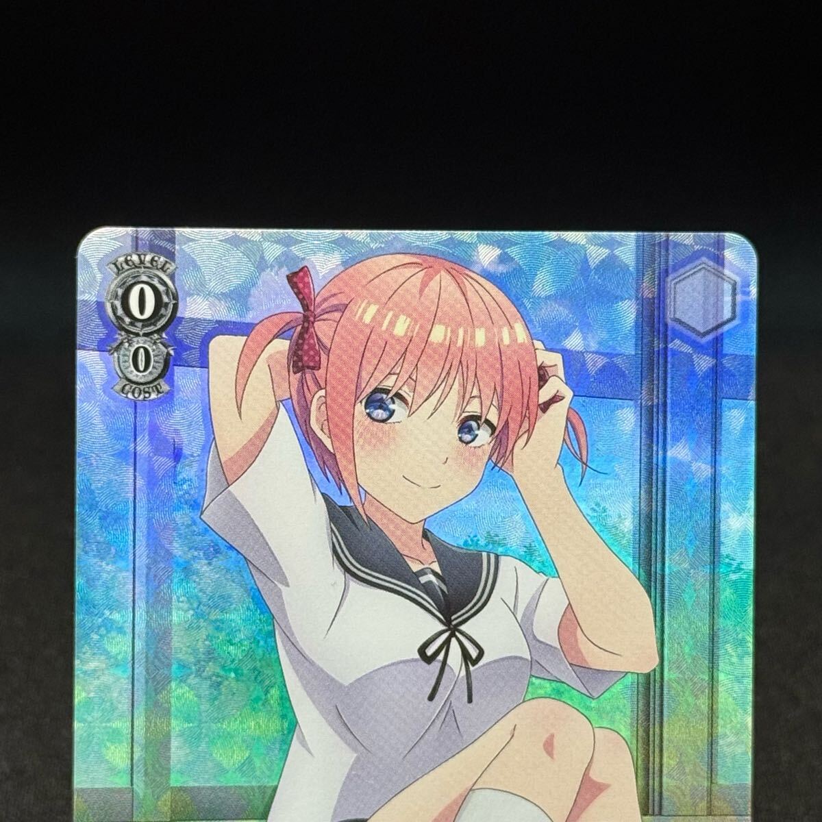 陰なる努力 中野一花 SR ヴァイス・シュヴァルツweiss schwarz 五等分の花嫁the Quintessential Quintuplets ws ichika nakano ホロ FOIL_画像2