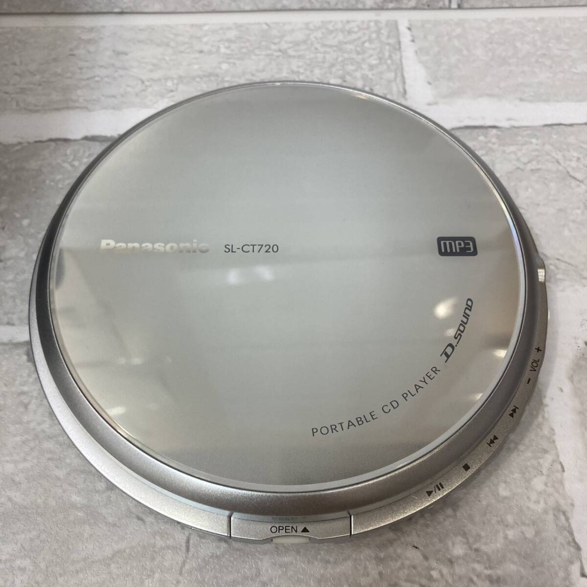 【TC0619】パナソニック SL-CT720-S シルバー色 CDウォークマン 通電確認(rèn)済み 動(dòng)作確認(rèn)済み