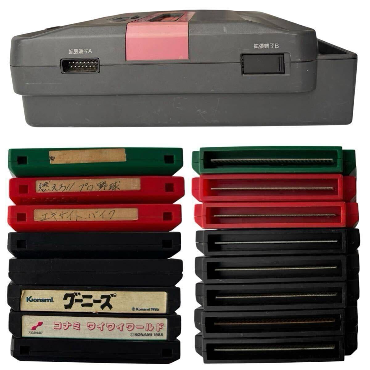 SHARP sharp AN-500B twin Famicom корпус контроллер soft . суммировать работоспособность не проверялась Junk Mario 