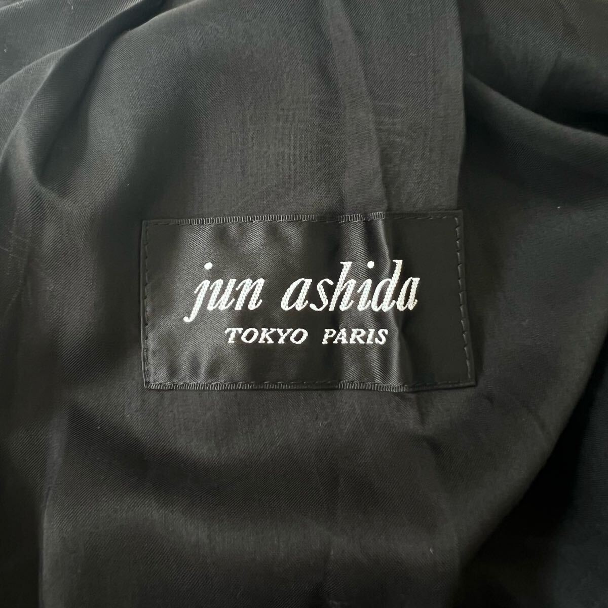 美品 jun ashida ジュンアシダ ロングワンピース フレアワンピース 総柄 フラワープリント サマーワンピース 半袖 日本製 9 レディース 