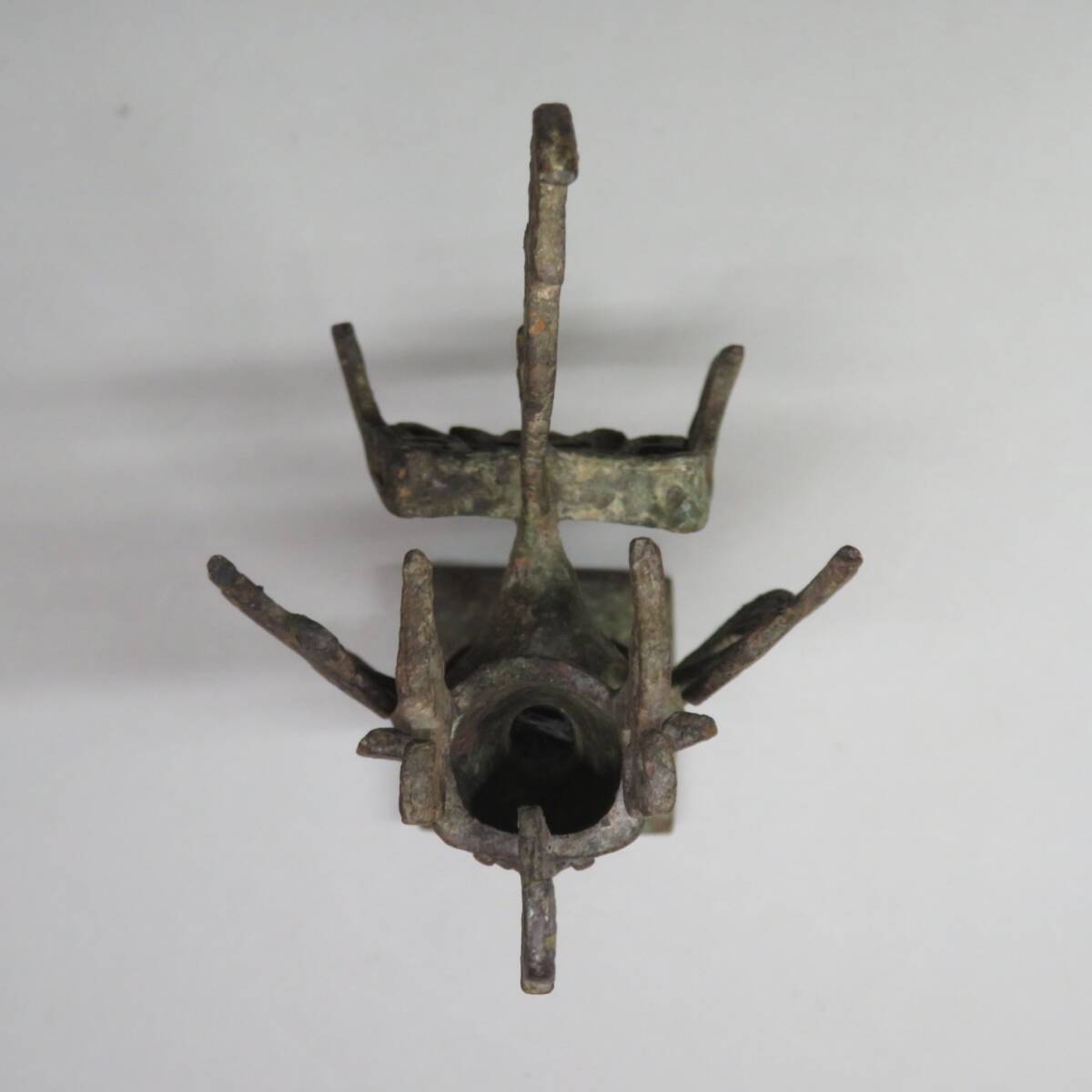 【東】唐物　青銅器　青銅制　三星堆飛人　中國美術(shù)　lot:62004