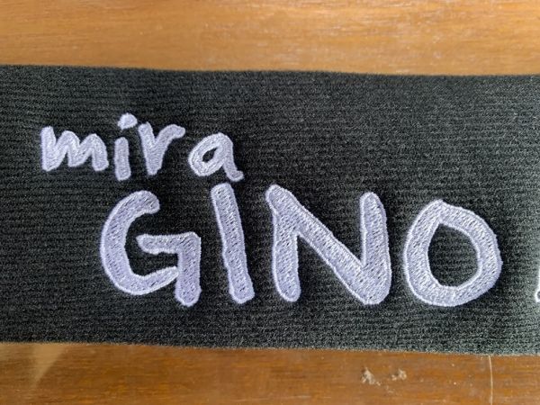 手書き風(fēng) L700 ミラジーノ　オリジナル 刺繍　シートベルトカバー　2本セット
