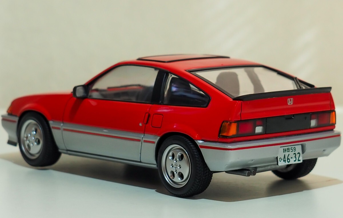 タミヤ 1/24 ホンダ バラードスポーツCR-X 1.5i 組立＆塗装済完成品 プラモデル_画像6