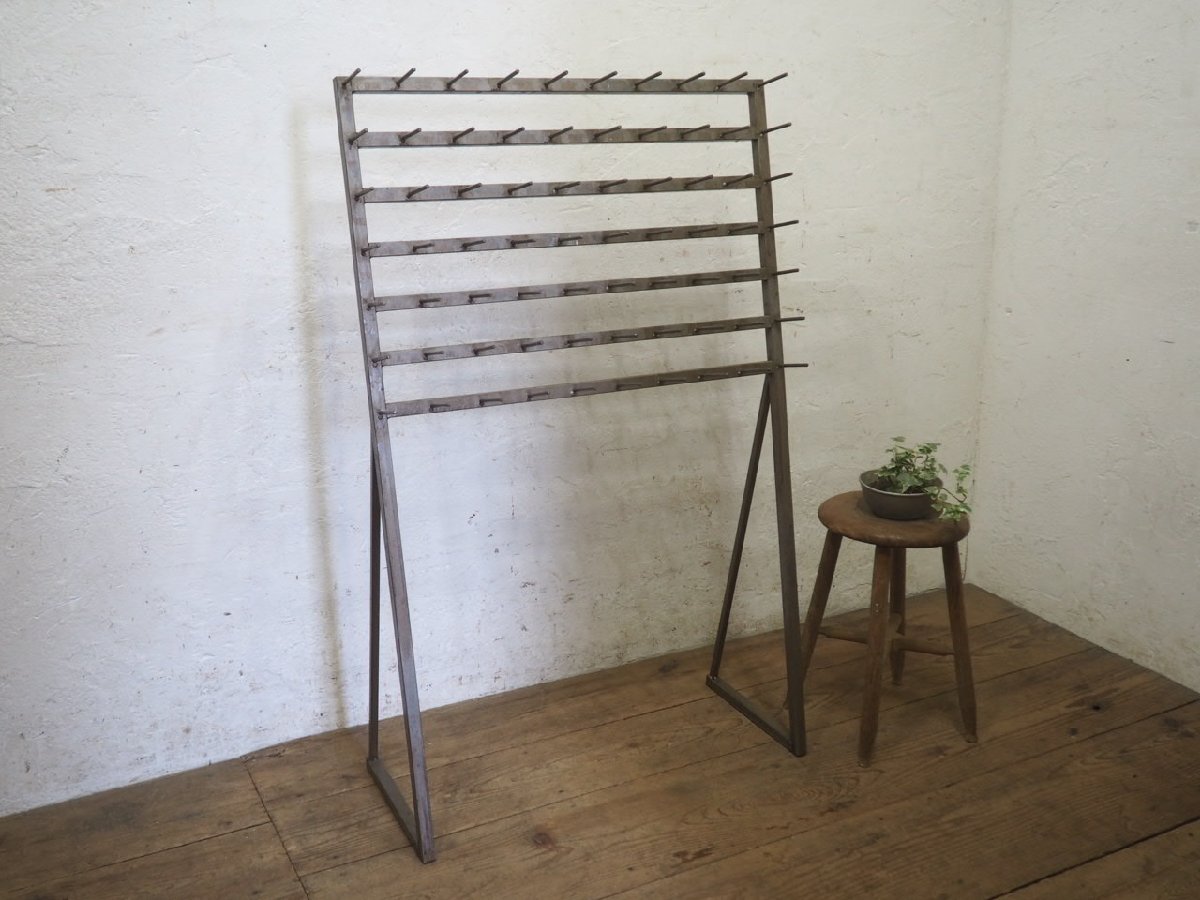 タI0753◇⑬H120cm×W73，5cm◇ヴィンテージ◇レトロな鉄工所の