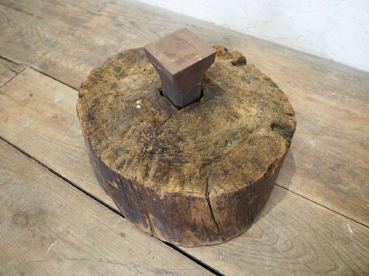 【りんご】彫金用木台(レールアンビル付き) りんご】彫金用木台(レールアンビル付き) りんご】彫金用木台