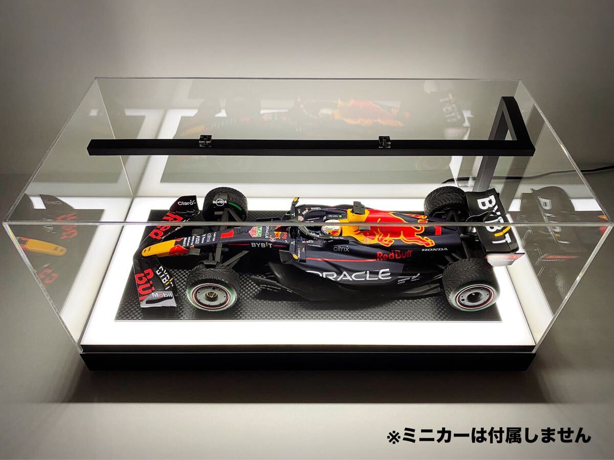 1/18 レッドブル仕様LED照明ディスプレイケース【半艶ネイビー】 1/18 レッドブル仕様LED照明付ディスプレイケース【半艶ネイビー