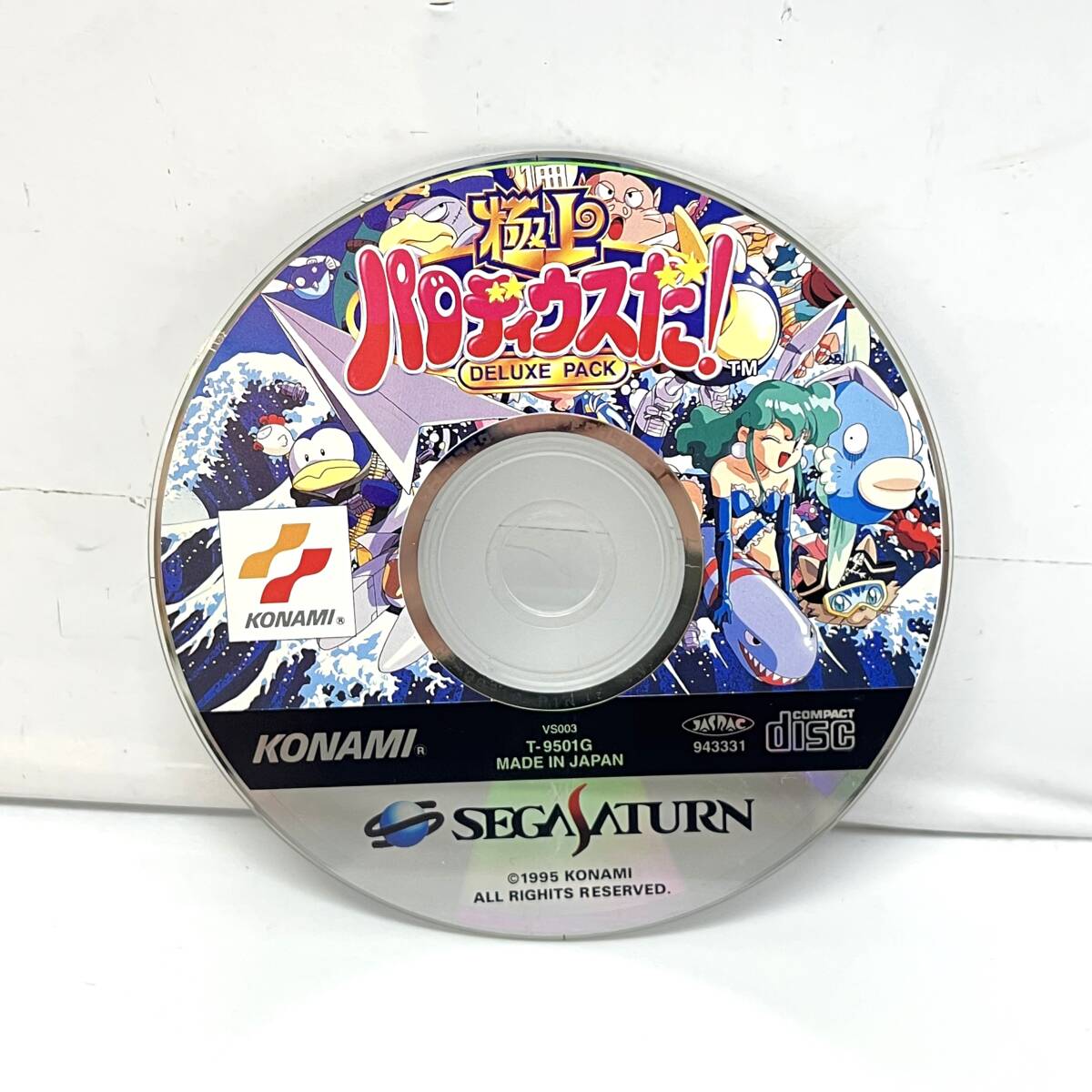 (.)KONAMI/ Konami SEGA SATURN/ Sega Saturn soft первоклассный paroti незначительный .! DELUXE PACK/ Deluxe упаковка T-9501G retro (o)0624F