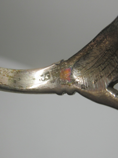 ★アンティークリング「ハート石を持つ少女」★ラピスラズリ・指輪・スターリングシルバー925製★ビンテージ・昭和レトロ・コレクション★_画像2