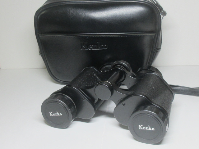 ★ケンコー「8X30 Field7.5°」雙眼鏡★Kenko?中古?革ケース、取説、専用布付き★ビンテージ?昭和レトロ?アンティーク?コレクション★