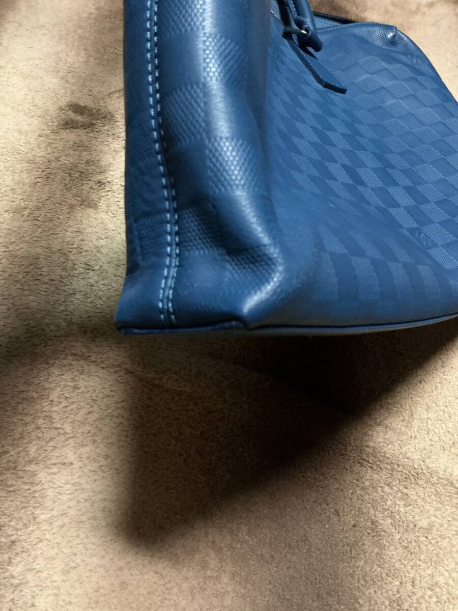 極美品 LOUIS VUITTON ルイヴィトン ダミエアンフィニ ネプテューヌ ポルトドキュマンジュール PDJ ビジネス バッグ N41328