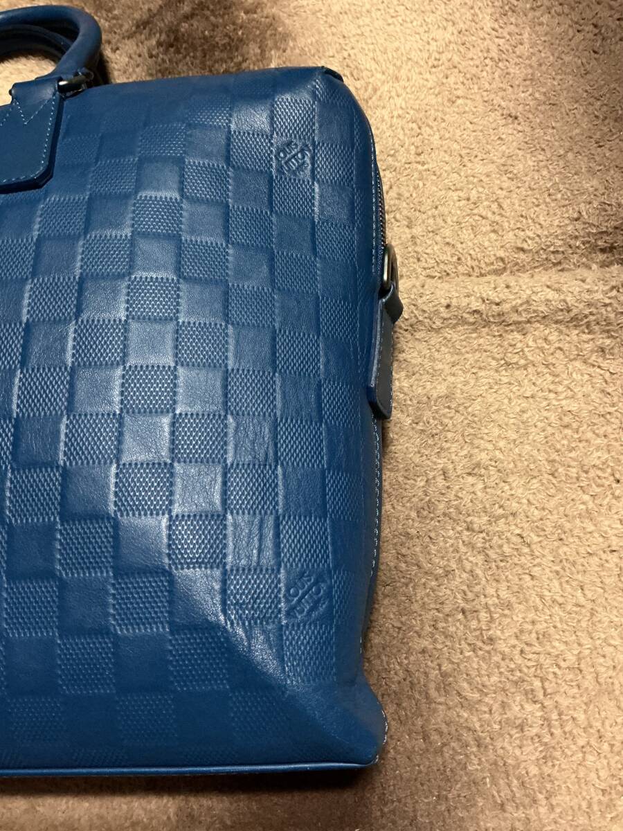 極美品 LOUIS VUITTON ルイヴィトン ダミエアンフィニ ネプテューヌ ポルトドキュマンジュール PDJ ビジネス バッグ N41328