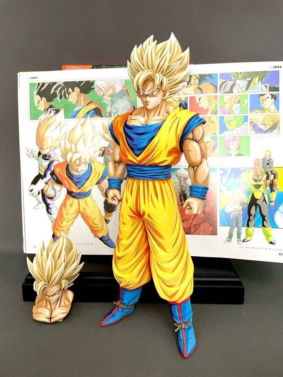 【希少・美品】ドラゴンボール 孫悟空 二次元彩色 リペイントフィギュア ドラゴンボールフィギュア 伝説の超サイヤ人 孫悟空 リペイント