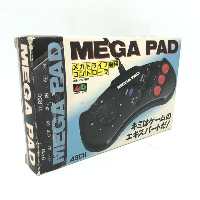 [ б/у ] игра OP)MD)[ рабочее состояние подтверждено / с коробкой ] ASCII SEGA/MEGA PAD( mega накладка )/ Mega Drive для /AS-1007MD[240006549300]
