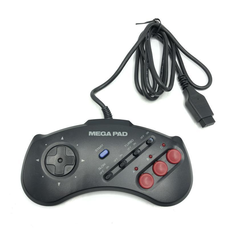 [ б/у ] игра OP)MD)[ рабочее состояние подтверждено / с коробкой ] ASCII SEGA/MEGA PAD( mega накладка )/ Mega Drive для /AS-1007MD[240006549300]