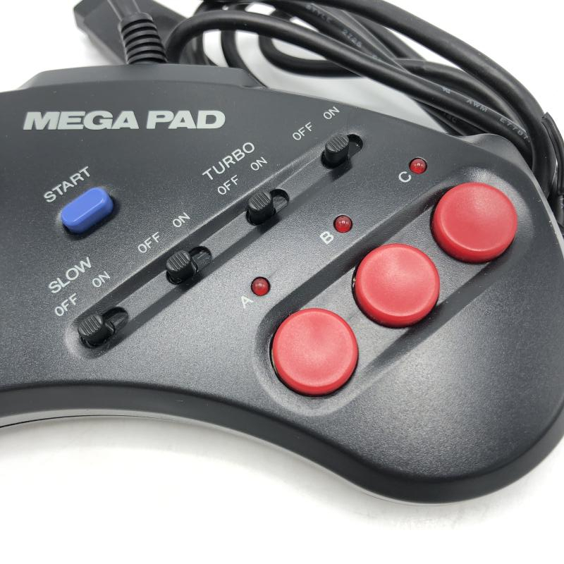 [ б/у ] игра OP)MD)[ рабочее состояние подтверждено / с коробкой ] ASCII SEGA/MEGA PAD( mega накладка )/ Mega Drive для /AS-1007MD[240006549300]