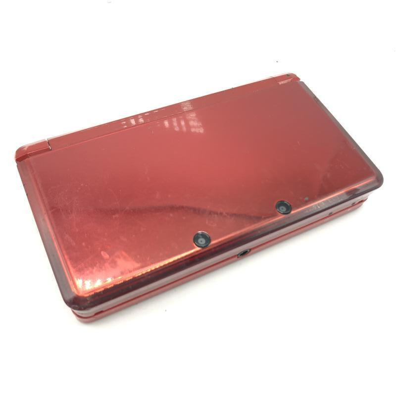 【中古】本體）【動(dòng)作確認(rèn)済ジャンク】任天堂/ニンテンドー 3DS フレアレッド/CTR-001/Rボタン反応難あり[240006550199]