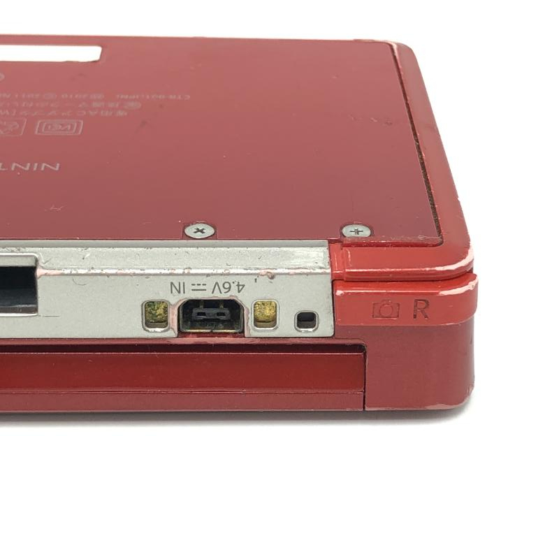 【中古】本體）【動(dòng)作確認(rèn)済ジャンク】任天堂/ニンテンドー 3DS フレアレッド/CTR-001/Rボタン反応難あり[240006550199]
