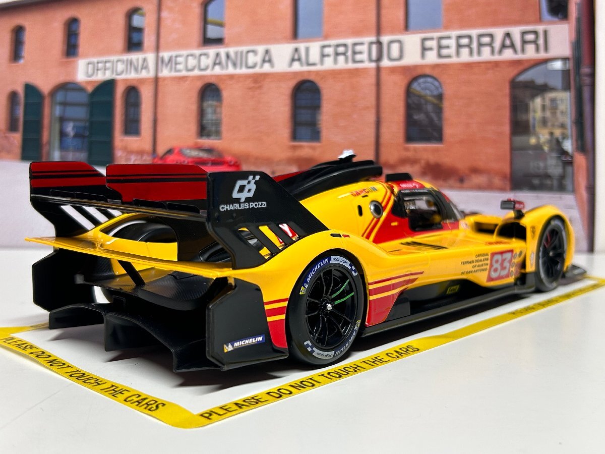 распродажа! Burago 1/18 Ferrari 499P #83 WEC Qatar 2024 Kubica Shwartzman Ye Ferrari BBurago
